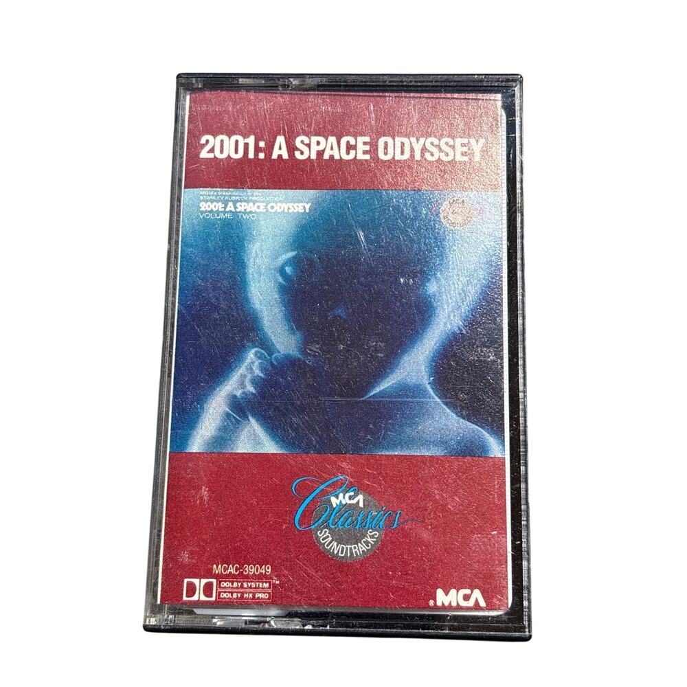 2001: A Space Odyssey Cassette Tape Soundtrack 1986 MCA white tape